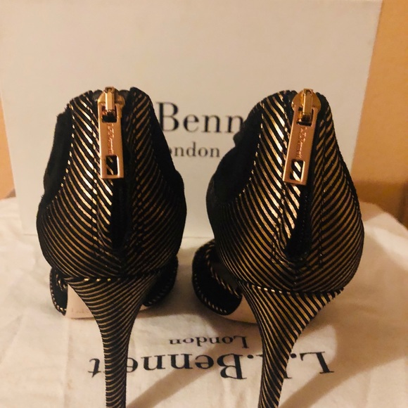 $129π₯L.K.Bennett Mia Rose GoldBlack Sandal 8.5
Original price$425 - Picture 5 of 7